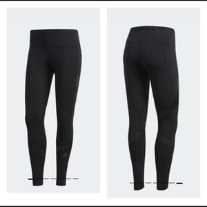 Adidas how do we do it blue 7/8 running leggings